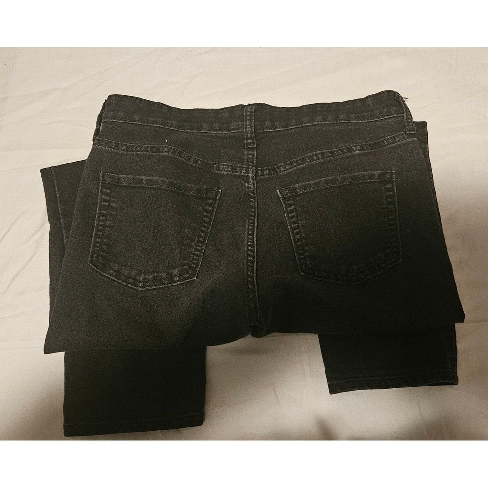 Gap Mid Rise Skinny Fit Black Wash Denim Jeans Casual Everyday Style size 4/27US - Picture 4 of 7